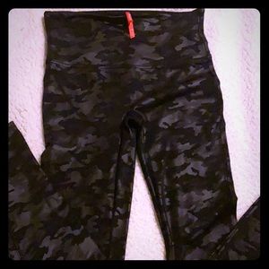 Faux Leather Camo Spanx